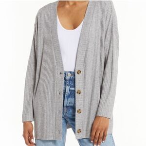 Cozy Gray Women's Cardigan